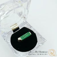 خاتم التاريخ مع فص كريستال - فضه إيطالي عيار 925 -...