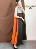 بني وبرتقالي