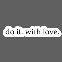 ملصق - Do it with love