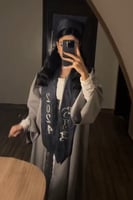 عباية تخرج 2024 الأكثر طلبا مكونه من وشاح تخرج و ع...