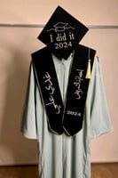 عبايات تخرج بالاسم 2024