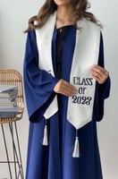 عبايه تخرج لون كحلي