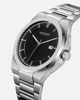 ساعة رجالية من امزوري بلون فضي