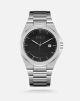 ساعة رجالية من امزوري بلون فضي