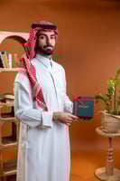 ساعة رجالية من امزوري بلون فضي