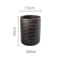 كوب قهوة سيراميك 300 مل طراز ياباني فاخر