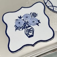 كوستر كوب فازة الورد