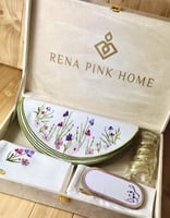 صندوق مخمل (فارغ) بالاسم او العبارة