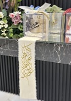 مفرش العيد تطريز ( كل عام وانتم بخير )