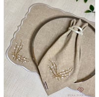 طقم سفرة لشخصين ( 2 مفرش + 2 منديل سفرة)