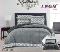 انيق / مفرش ليون مخمل فرو