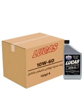 زيت محرك لوكاس 10W60 تخليقي بالكامل كرتون 6 كوارت