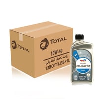 زيت محرك توتال 10W40 نصف تخليقي كرتون 12 لتر