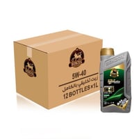 زيت محرك بنزول 5W40 تخليقي بالكامل كرتون 12 لتر