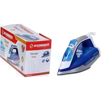 مكواة كهربائية هومر - 2200 واط - 320 مل - أزرق - H...