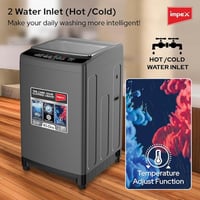 امبيكس غسالة تحميل علوي 10 كغ - رمادي - WM1000TMG