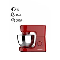 هومر عجانة من الستانلس ستيل 4 ليتر - 600 واط - أحم...