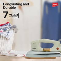 امبيكس مكواة جافة - 1200 واط - أبيض - BOX SHOWY