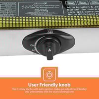 موقد جيباس غاز سيراميك 2 عين GK6758