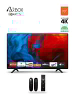 دبليو بوكس شاشة سمارت 70 بوصة 4k أندرويد 14 رسيفر...