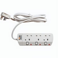 توصيلة كهرباء كولين 5 متر 3 مخارج بمفاتيح مستقلة –...