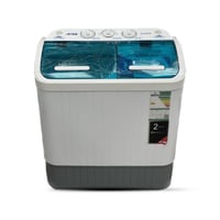 ارو غسالة حوضين تحميل علوي 3.5 كغ - أبيض - RO-05KT...