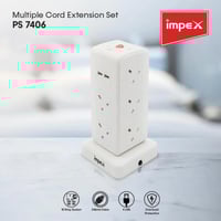 توصيلة امبيكس USB شحن ذكي 10W مع 3–4 مخارج 3 متر –...