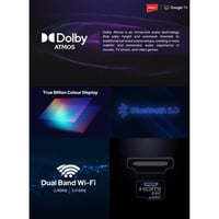 امبيكس شاشة 65 بوصة جوجل سمارت - بدقة 4K - أسود -...