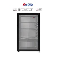 تكنوبست ثلاجة عرض باب زجاجي 3.3 قدم معكب - 94 ليتر...