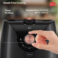 امبيكس قلاية هوائية 2.5 ليتر - 1300 واط - أسود - A...