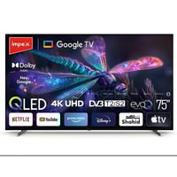 شاشة امبيكس 75 بوصة QLED 4K Google TV أصلي سمارت –...