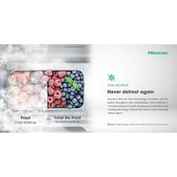 هايسنس ثلاجة بابين انفيرتر - 17.8 قدم - 504 ليتر -...