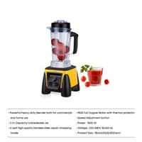 امبيكس خلاط - 1500 واط - أسود وأصفر - SB 1500