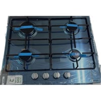 جي ال جنرال فرن غاز مسطح بلت أن 4 شعلات - فضي - GL...