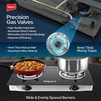 موقد 2 عين امبيكس غاز موديل IGS 1212F