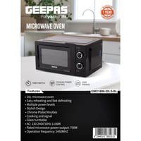 جيباس فرن ميكرويف مانيوال 20 ليتر - 1100 واط - أسو...