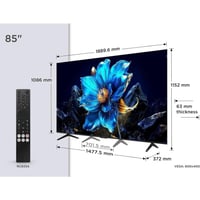 تي سي أل شاشة 85 بوصة سمارت جوجل TCL 85P7K - QLED...