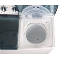 سمارت الكتريك غسالة حوضين تحميل علوي - 12 كغ - أبي...