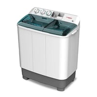 هومر غسالة حوضين تحميل علوي 7 كغ - أبيض - HSA404-1...