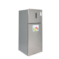 بيسك ثلاجة بابين بخار ستانلس ستيل - 20.5 قدم مكعب...