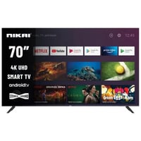 شاشة نيكاي 70 بوصة اندرويد 14 سمارت UHD70SLED3-FL...
