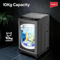 امبيكس غسالة تحميل علوي 10 كغ - رمادي - WM1000TMG