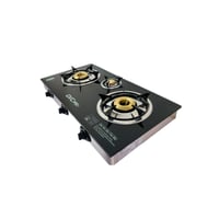 جي في سي برو موقد زجاجي 3 شعلات - أسود - GVGS-7321...