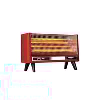 جي في سي برو دفاية كهربائية - 2000 واط - أحمر - GV...