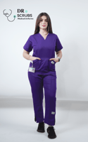 سكراب نسائي بنفسجي - Purple women's scrub