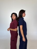 سكراب نسائي عنابي - Burgundy women's scrub
