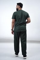سكراب رجالي زيتي - olive green scrubs men
