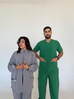 سكراب رجالي أخضر - Green men's scrub