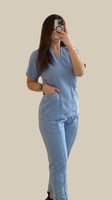 سكراب نسائي سماوي - Sky blue women's scrub