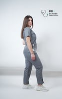 سكراب نسائي رمادي - Grey women's scrub